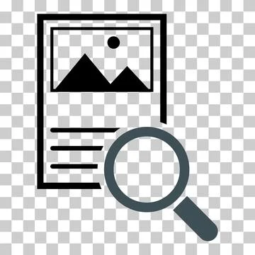 Search result icon, research data report sign, control analysis symbol vector 스톡 일러스트