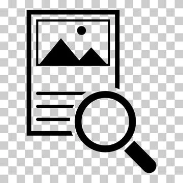 Search result icon, research data report sign, control analysis symbol vector 스톡 일러스트