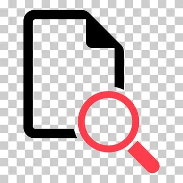 Search result icon, research data report sign, control analysis symbol vector イラスト素材