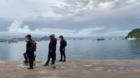Search resumes in Indonesia for last missing Spanish child following shipwreck,  Stock Footage 325829745