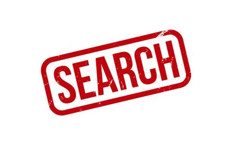 Search Rubber Stamp Seal Vector Stock Illustration