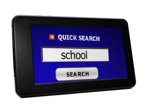 Search for school Stock Illustration