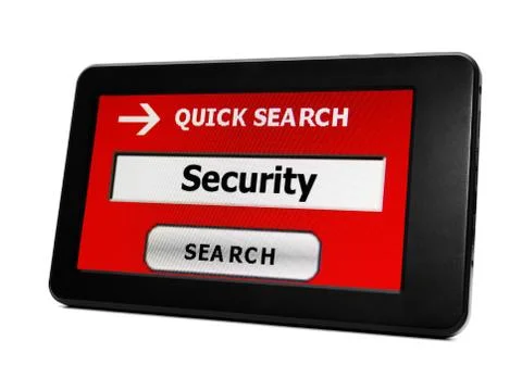 Search for security Stock-Illustration