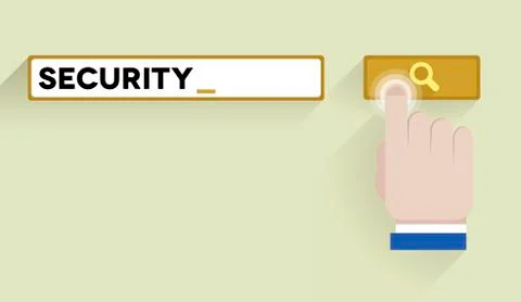 Search security Stock Illustration