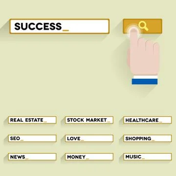 Search set Stock-Illustration