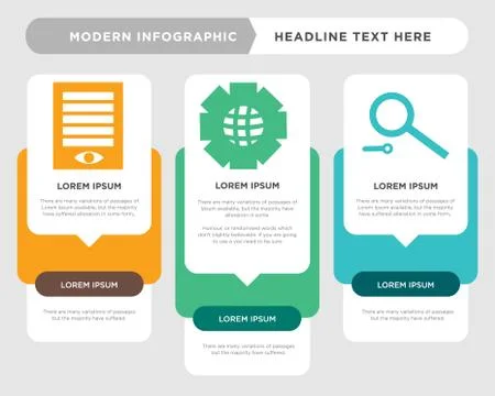 Search, setting world,   infographic Stock Illustration
