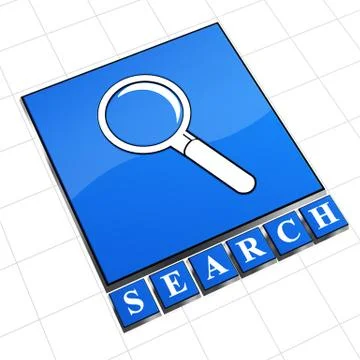 Search sign Illustrazione stock