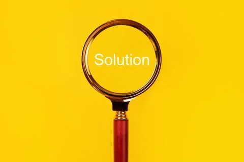 Search solution concept Stock Photos