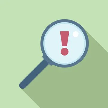 Search solution icon flat vector. Business problem 스톡 일러스트