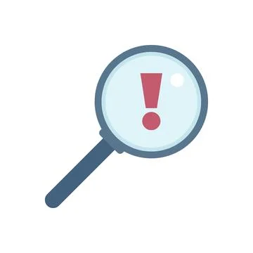 Search solution icon flat vector. Business problem 스톡 일러스트