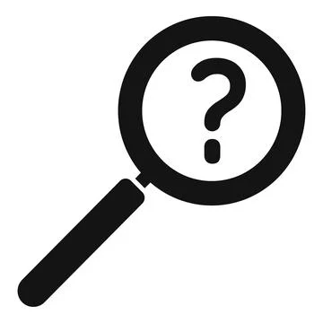 Search solution magnifier icon simple vector. Head business mind 스톡 일러스트