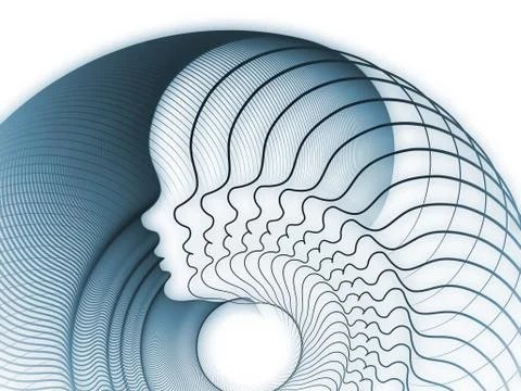In Search of Soul Geometry Stock Illustration