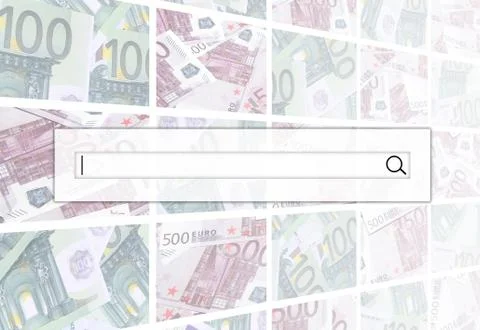 The search string is located on top of collage of many images of hundreds of  Stock Photos