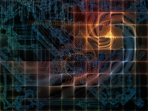 In Search of Technology Links 스톡 일러스트