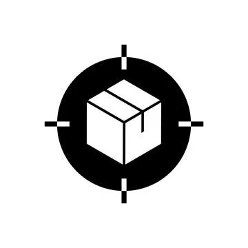 Search, tracking sent parcel and symbol vector. Vector illustration. Stock Illustration