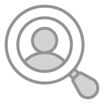 Search user Icon. User interface Vector Illustration, As a Simple Vector Si.. Illustrazione stock