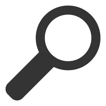 Search Vector Icon Flat Illustration Illustrazione stock