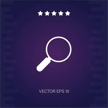 Search vector icon Stock Illustration