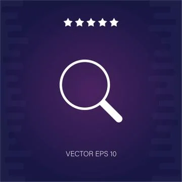 Search vector icon Stock Illustration