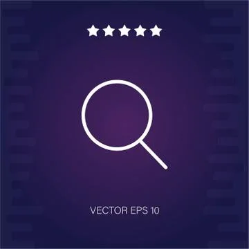 Search vector icon Stock Illustration