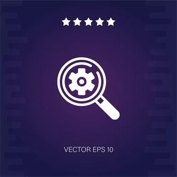 Search vector icon Stock Illustration