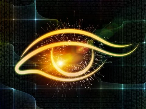 In Search of Visual Information 스톡 일러스트