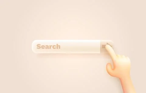 Search web banner, browse network, frame address menu. Vector Stock Illustration