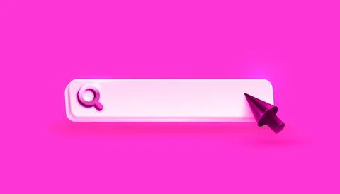 Search web banner, browse network, frame address menu. Vector Stock Illustration