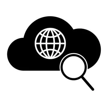 Search web icon Illustrazione stock