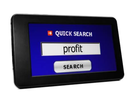 Search for web profit イラスト素材