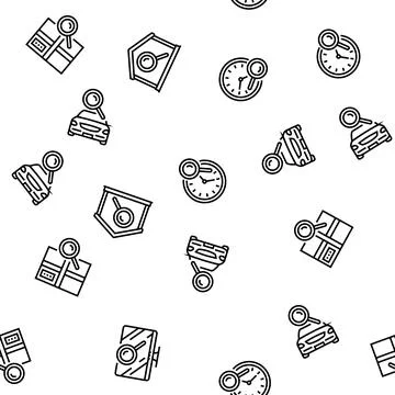 Search web website internet seamless pattern vector Stock Illustration