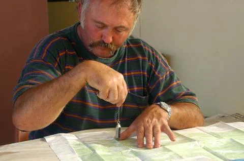 Searches on a chart Stock Photos