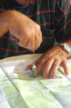 Searches on a chart Foto stock
