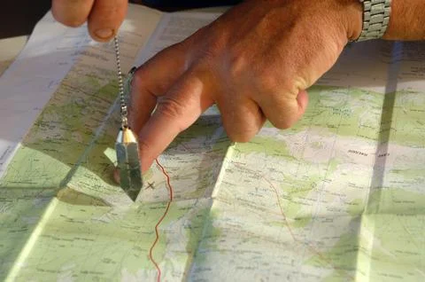 Searches on a chart Stock Photos