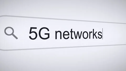 Searching 5G Networks on the Internet, Computer Screen Macro Stock Footage 279651791
