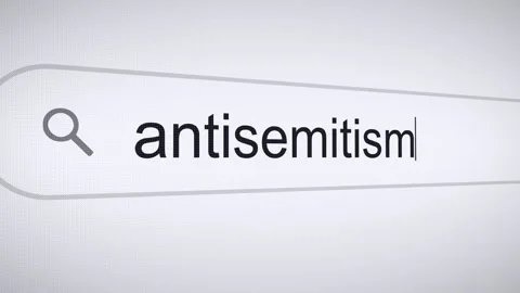 Searching Antisemitism on the Internet, Computer Screen Macro Stock Footage 263709718