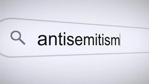 Searching Antisemitism on the Internet, Computer Screen Macro Stock Photos
