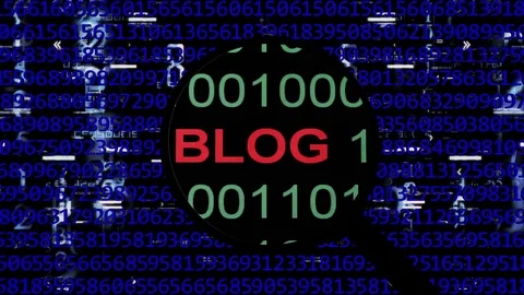 Searching for blog online Stock Footage 80598565