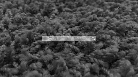 Searching, browsing, Internet data information, over carpet fur closeup with  Stock Illustration
