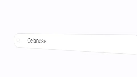 Searching Celanese on the Search Engine Video stock 253166226
