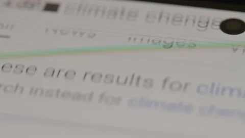 Searching Climate Change on Google, Typing for "Climate change" in an Internet Stock Footage 300003914