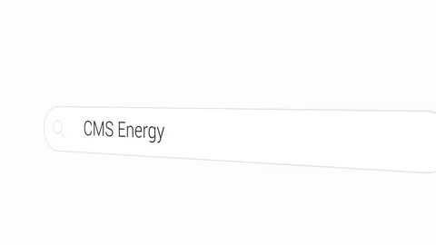 Searching CMS Energy on the Search Engine Stock Footage 257052454
