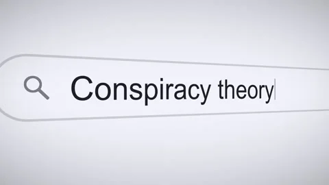 Searching Conspiracy Theory on the Internet, Computer Screen Macro Stock Footage 279462477