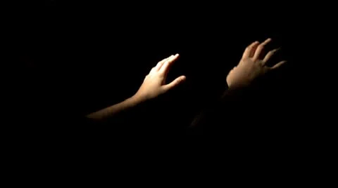 Searching in the dark Stock Footage 8912730