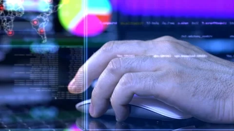 Searching data in the web Stock Footage 200142402
