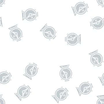 Searching for discounts glyph vector seamless pattern Stock Illustration