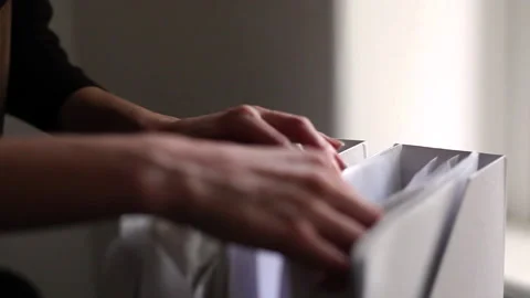 Searching for a document Stock-Footage 146713056