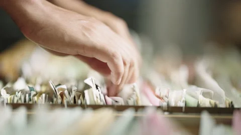Searching for documents Stock Footage 160061329
