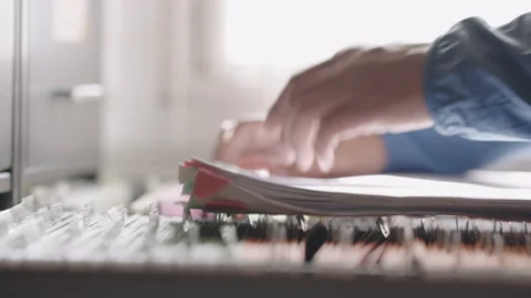 Searching for documents Stock-Footage 161611322