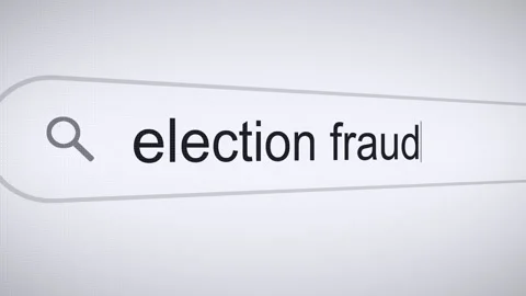 Searching Election Fraud on the Internet, Computer Screen Macro Stock Footage 289736589